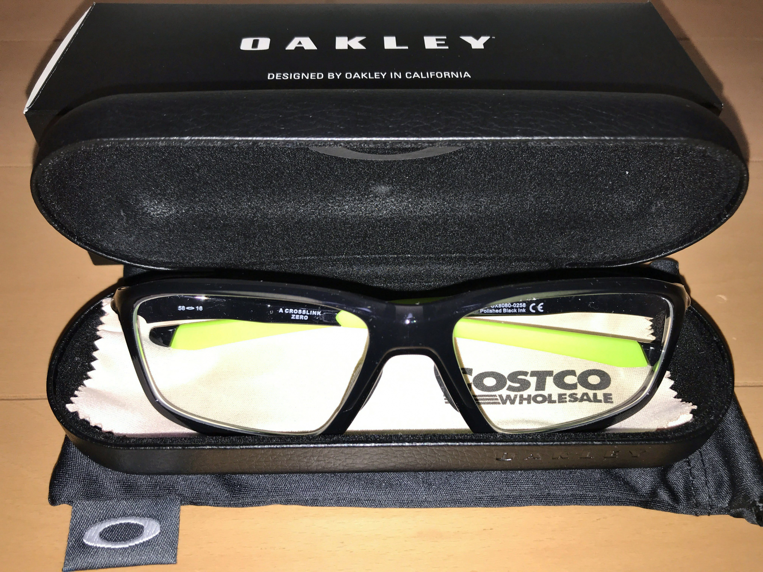 コストコでメガネを作ってみた Oakley オークリー Crosslink Zero クロスリンクゼロ あきぶろ